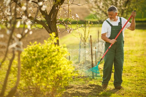 Landscaping company resolving a complaint with a structured process