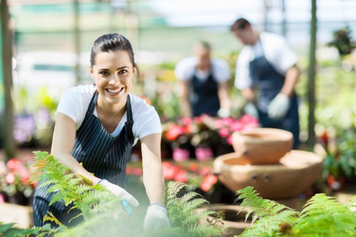 Team of gardeners providing clearance service